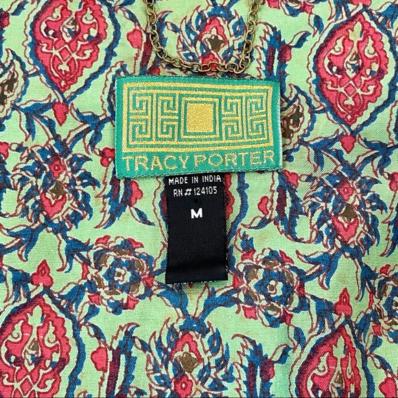 Tracy Porter Brocade Sateen Bohemian Kimono Jacket - Picture 10 of 11